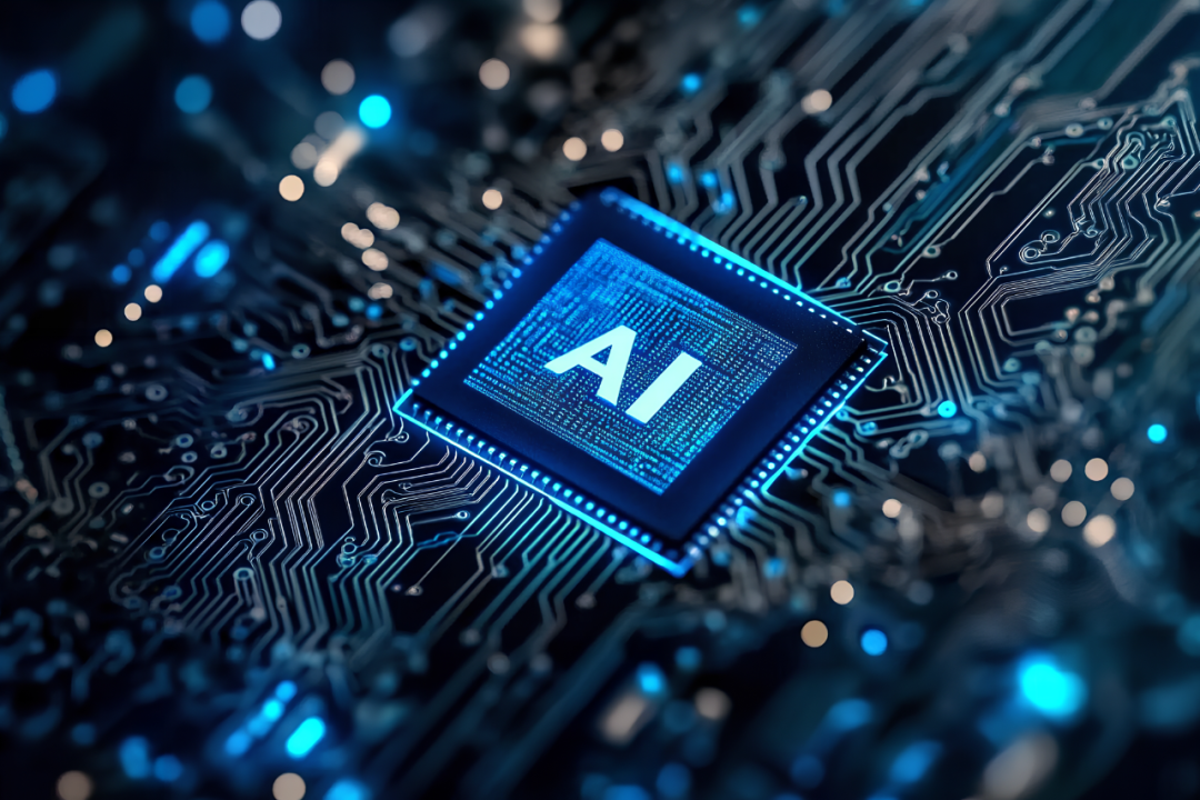 人工智能3D渲染科技感电路板AI芯片发光插画（商业使用）.png